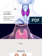 Bocio, Nódulo Tiroideo, Tiroiditis