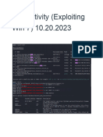 Lab Activity (Exploiting Win 7) 10.20.2023 MORA