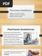 Guía de Posiciones Anatómicas en Medicina | PDF | Enfermería | Medicina ...