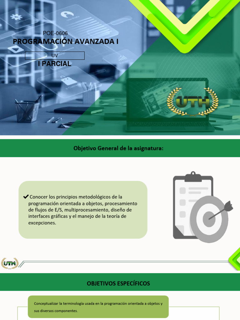 I Parcial POE-0606 Programacion Avanzada I | PDF | Objeto (informática ...