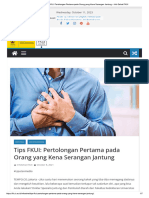 Tips FKUI - Pertolongan Pertama Pada Orang Yang Kena Serangan Jantung - Info Sehat FKUI