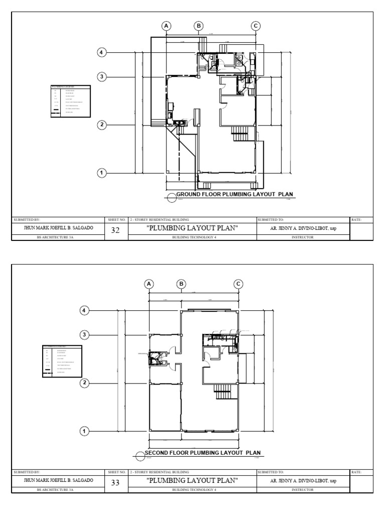 Plumbing Layout | PDF | Plumbing | Pipe (Fluid Conveyance)
