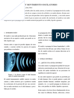 Ondas de Sonido y Movimiento Oscilatorio