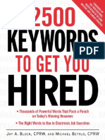 2500 Keywords To Get You Hired