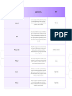 Purple and White Minimalist Comparison Chart Graph