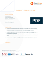 Fire Warden Marshal Training Course