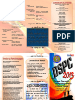 DSPC 2013 Program Edited