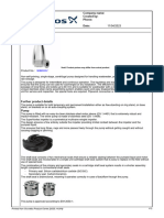 Data Sheet Pump Grundfos SEV 