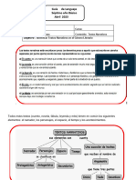 GUIA DE 7 DE GÉNERO NARRATIVO Abril