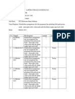 Laporan Memfasilitasi Penggunaan Alat-Alat Pengaman Fisik Pada Pasien Untuk Mencegah Cedera