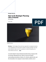 How To Do Strategic Planning Like A Futurist