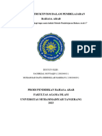 Makalah Meetode Pendidikan Bahasa Arab Teori Konstruktivistik Fachrizal & Daffa