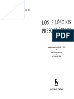 Los Filósofos Presocraticos I (Gredos) - Parménides