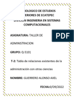 T-2 Taller de Administracion