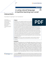 Stress Detection Using Natural Language