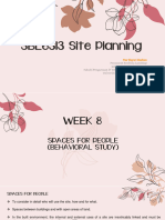 SBL 6313 Site Planning Week 8