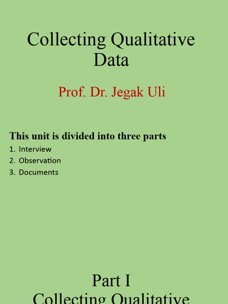 Qualitative data collection methods pdf qualitative research