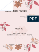 SBL 6313 Site Planning Week 12