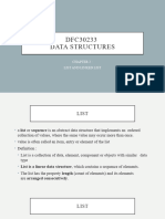 Chapter 2 List and Linked List