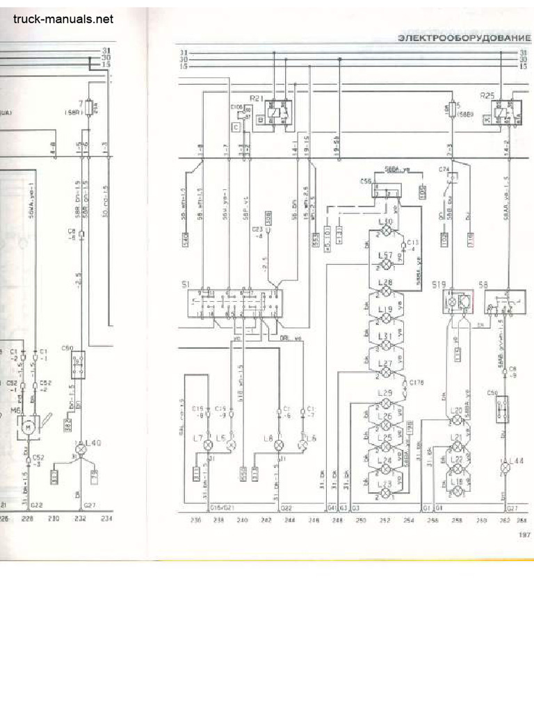 Scania 3 Wiring Diagrams | PDF