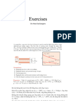 Exercises On Heat Exchangers