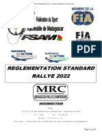 Reglement Standard Rallye - 2022