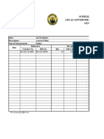 Appendix 9 - SLC - Supplies Ledger Card