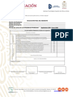 Formato de Evaluacion de Residencia Matrículas 2014 y Anteriores