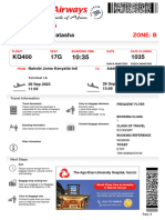 Boarding Pass: Ponen / Penila Natasha