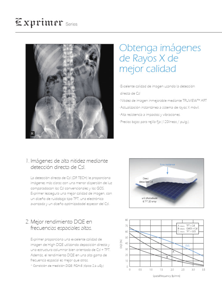 Brochure DRTECH | PDF | Rayo X | Cargador de batería
