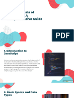 Fundamentals of Java Script A Comprehensive Guide