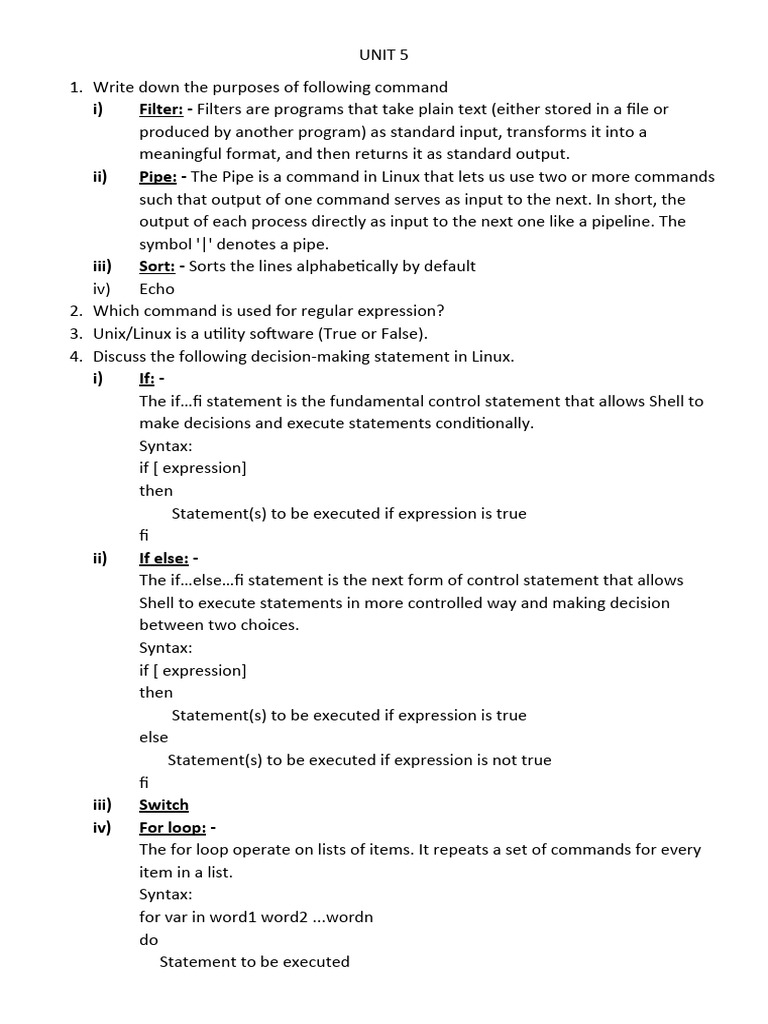 Unit 5 | PDF | Control Flow | Computer Program