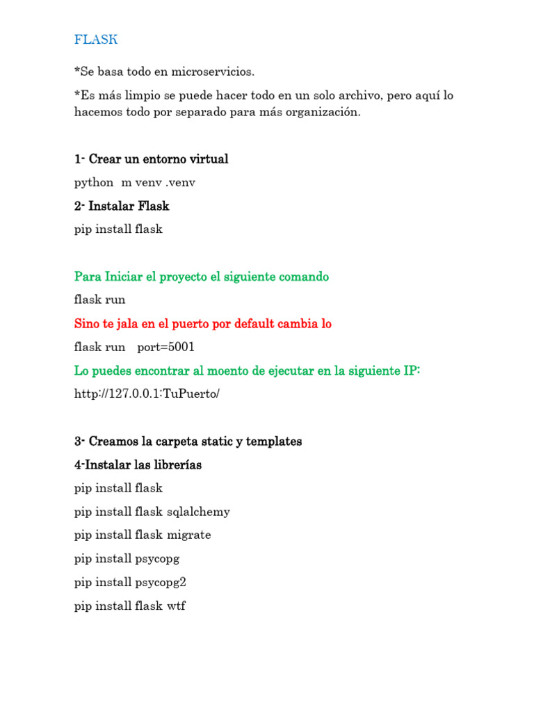 FLASK PDF Desarrollo web Ingeniería Informática