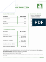 Azomite Micronized USA - TDS