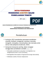 Contoh Implementasi Scientific DLM Pemb Tematik