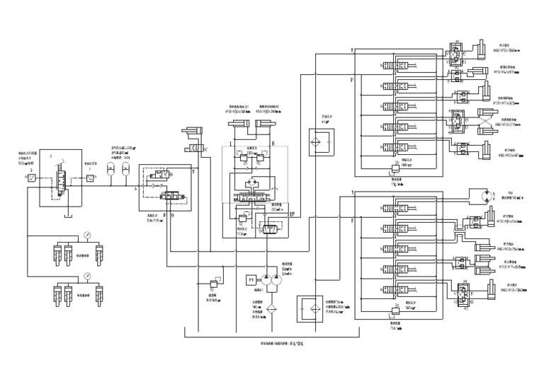 C6B6 Motor Grader Hydraulic Schematic Diagram A3-Marketing Edition | PDF