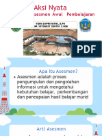 Aksi Nyata Asesmen Awal Pembelajaran