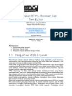 Materi 1 Pengenalan HTML Browser Dan Text Editor