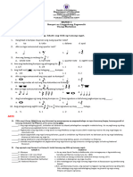 4th Summative Test in MAPEH5 - 1st Quarter