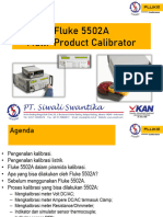 Fluke 5502A Multi-Product Calibrator