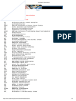 Toxicological Abbreviations