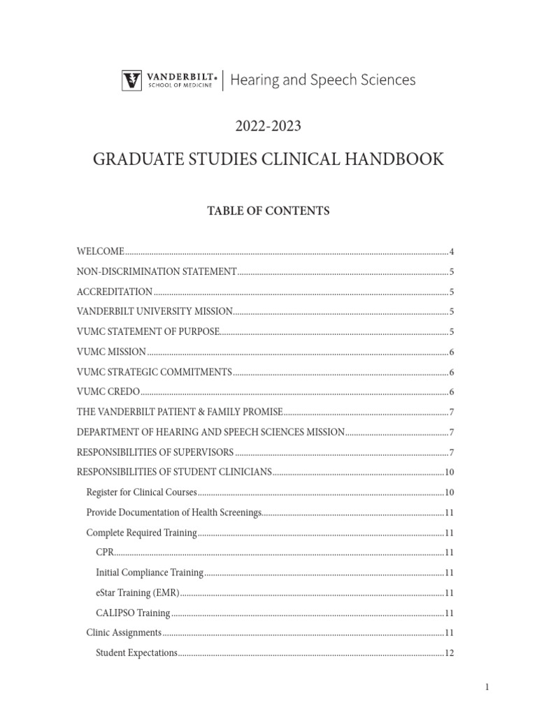 Clinic Handbook 2022 2023 High Res PDF Health Care Audiology