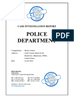 Diana Senner Crypto Investigation Report For Police