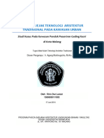 Aspek Teknologi Tradisonal-Kawasan Gading Kasri Kota Malang