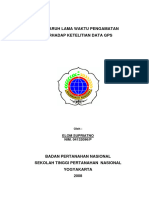 Pengaruh Lama Waktu Pengamatan Terhadap Ketelitian Data Gps