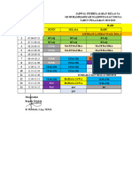 Jadwal Kelas 5 Mudita