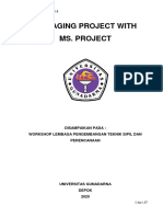 Modul MS Project 2013