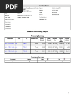 Baseline Processing Report - 20230801