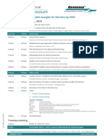 Coatema 2023 Symposium Preliminary Agenda