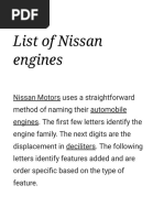 List of Nissan Engines - Wikipedia